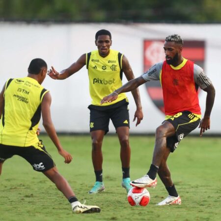 Gerson pode retornar ao Atlético-GO x Flamengo após dois meses de ausência