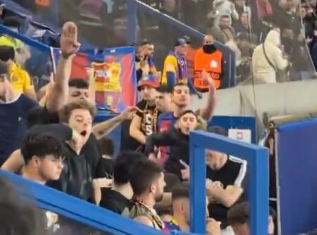 Torcedores do Barcelona são detidos por racismo e saudações nazistas durante jogo contra o PSG