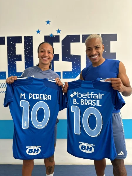 Cruzeiro: Matheus Pereira troca camisa 10 com Byanca Brasil e deseja sorte na seleção feminina - SEO