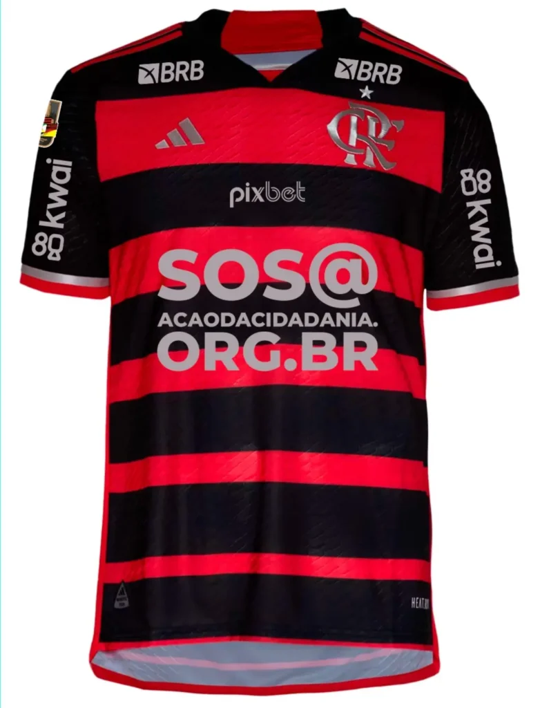 Flamengo leiloa camisas utilizadas em jogo contra o Corinthians para auxiliar o Rio Grande do Sul