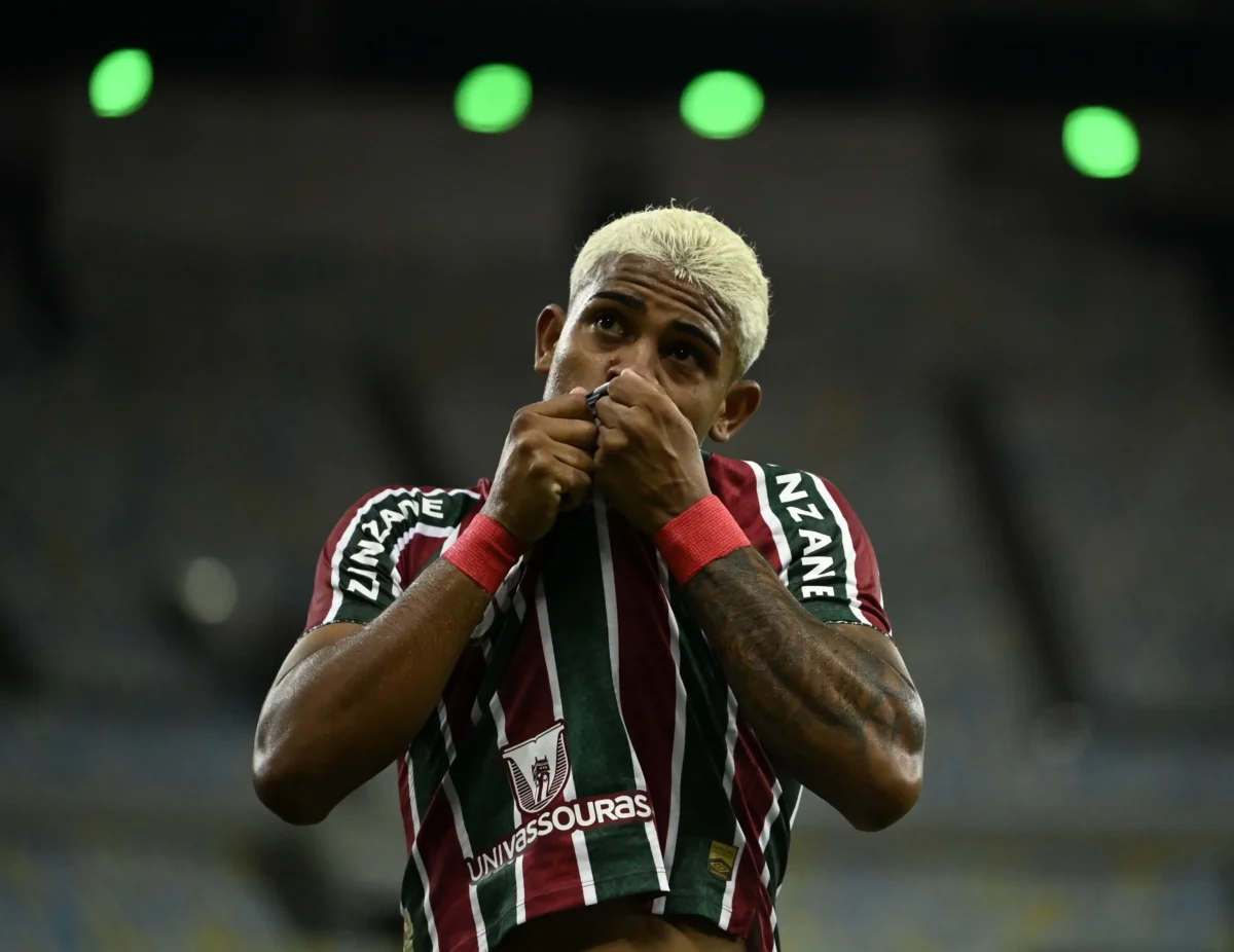 John Kennedy celebra seu primeiro gol pelo Fluminense após retorno: é hora de engrenar!