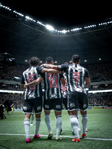 No Atlético-MG, Hulk, Paulinho e Scarpa participam de 67% dos gols do Galo