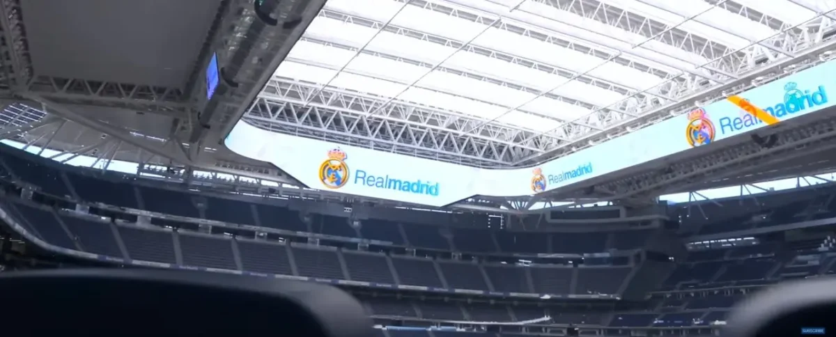 Telão de 360 graus do Estádio Santiago Bernabéu impressiona; confira!