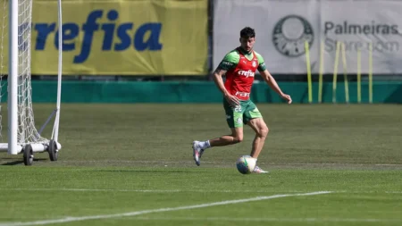 Piquerez comemora gol pelo Palmeiras após ausência na Copa América: "Retomar a confiança"