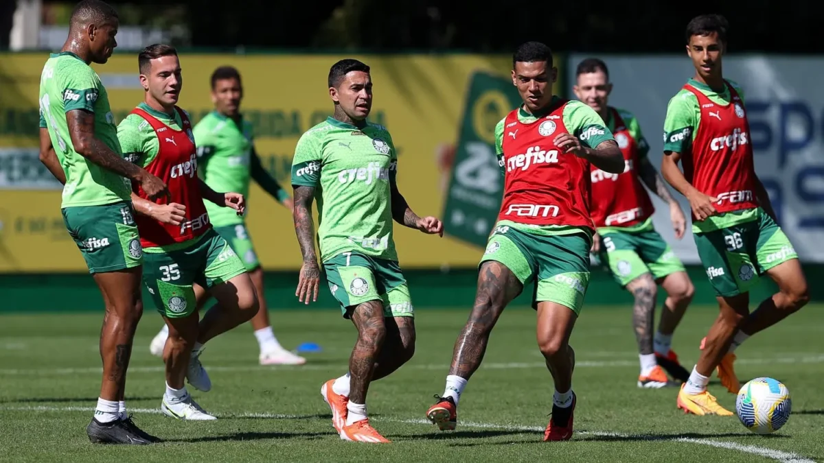 Sem Luan e Luis Guilherme, Palmeiras finaliza preparação para duelo contra o Vasco