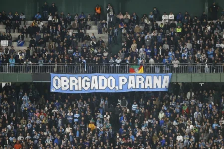 Torcida do Grêmio esgota ingressos para partida da Libertadores no Couto Pereira