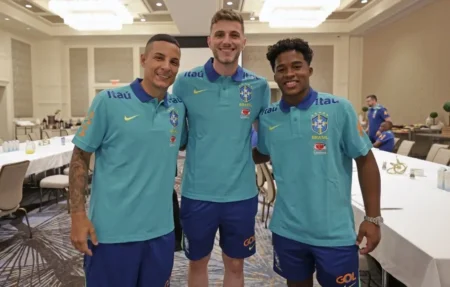 Endrick e quatro jogadores se juntam à seleção brasileira nos EUA