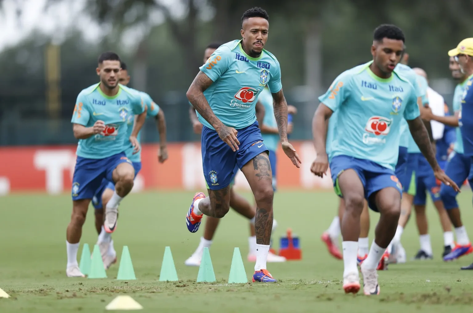 Escalação da Seleção Brasileira: Éder Militão é titular em primeira atividade em Los Angeles