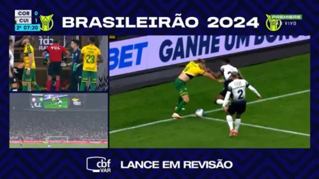 "Pênalti Justificado: Árbitro Explica Decisão Após Análise do VAR em Jogo Cuiabá vs Corinthians"