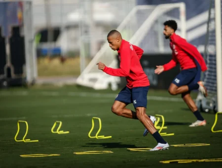 Bragantino intensifica preparação para decisão da Sula contra o Barcelona de Guayaquil