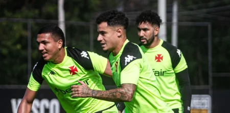 "Coutinho se prepara no Vasco: Cinco treinos e aguarda estreia"