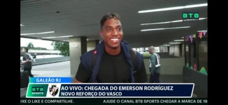 "Emerson Rodriguez, Jovem Talento do Futebol, se Apresenta ao Vasco: 'Um Sonho Realizado'"