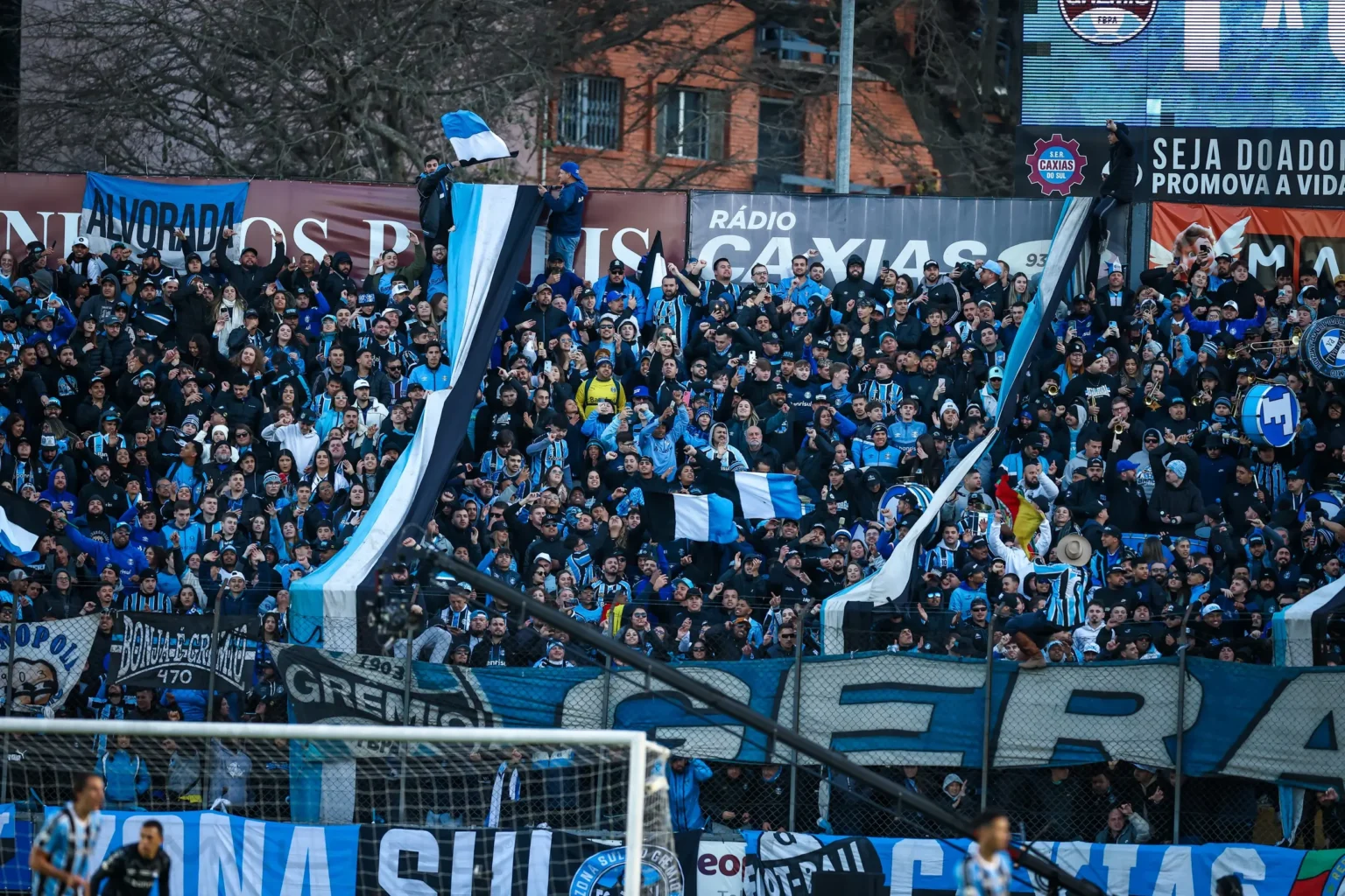 Grêmio se aproxima de ocupação máxima de ingressos no Estádio Centenário para confronto com o Palmeiras