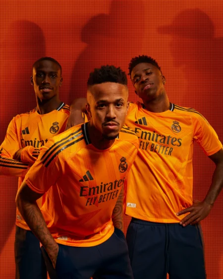 Uniforme Laranja do Real Madrid para a Temporada 2024/25: Destaque na Moda e Otimização SEO