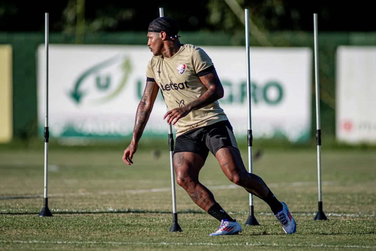 "Vitória divulga condição física dos atletas lesionados antes do confronto com o Botafogo"