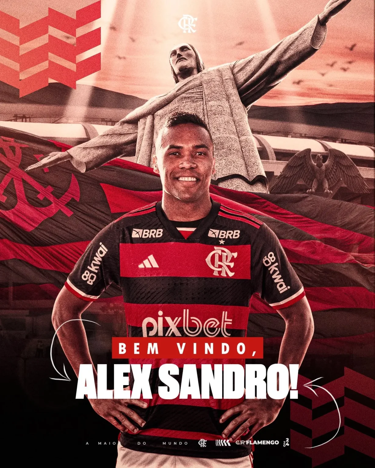 Flamengo confirma contratação do lateral-esquerdo Alex Sandro