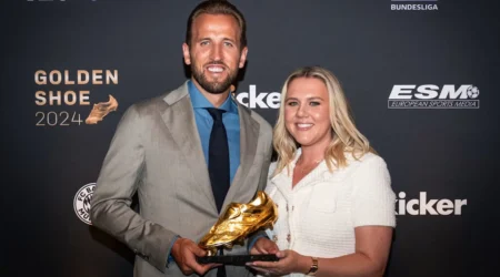 Harry Kane recebe Chuteira de Ouro: Maior Artilheiro das Ligas Europeias