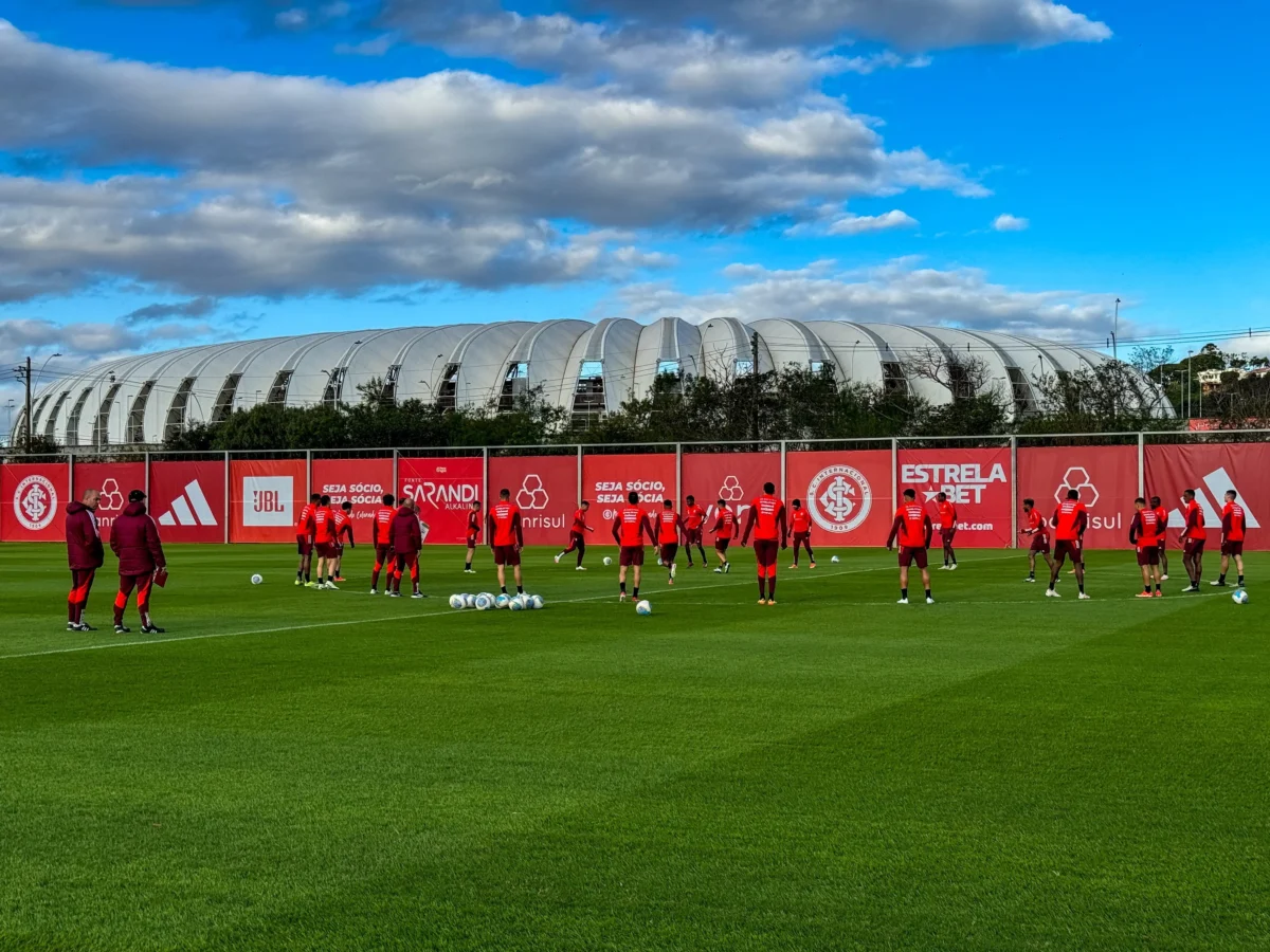 Inter volta ao CT Parque Gigante: Time se reapresenta e treina antes do duelo com o Cruzeiro