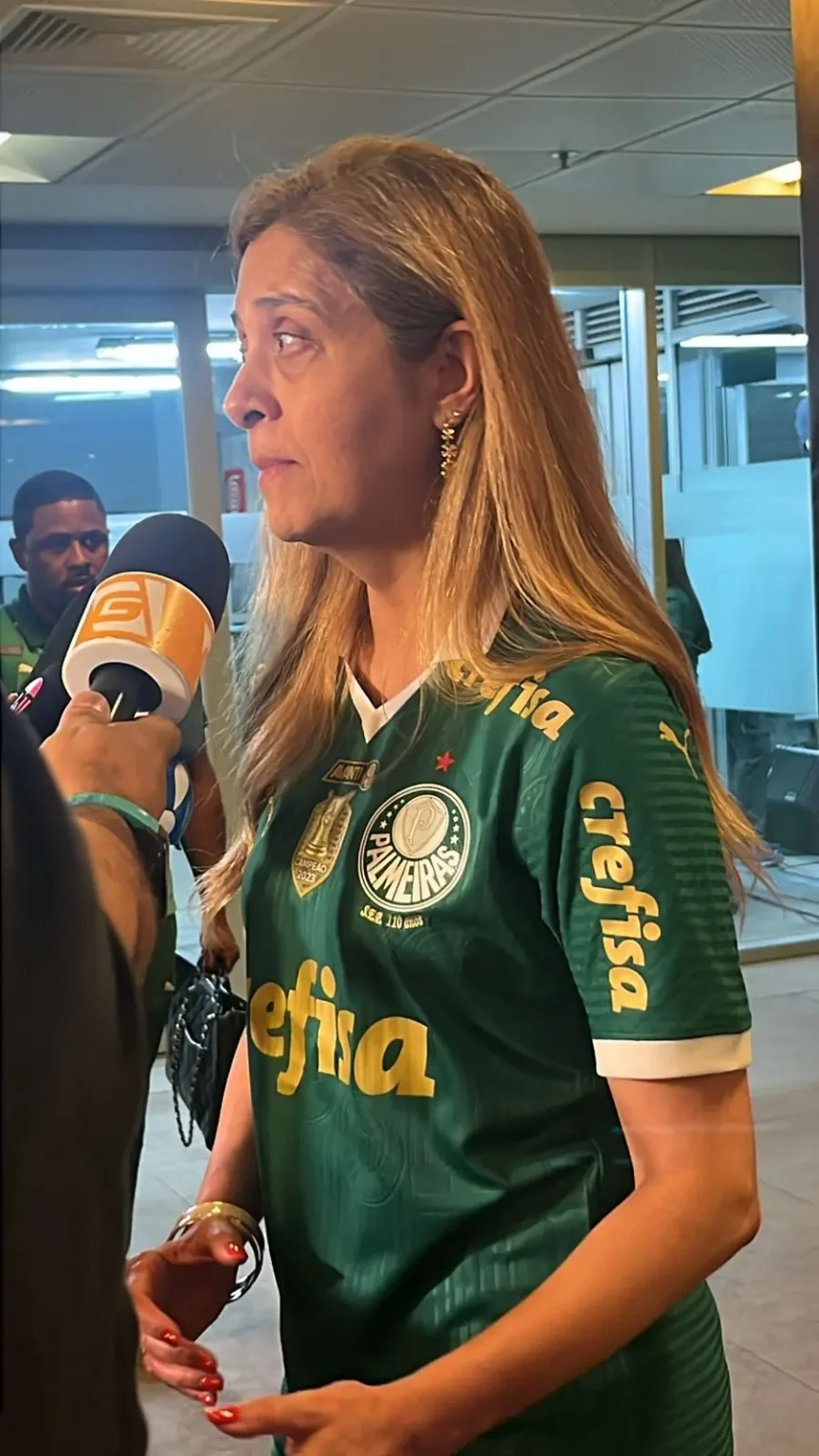 Leila Pereira: "Palmeiras vai lutar pelo tricampeonato brasileiro após vitória do Botafogo"