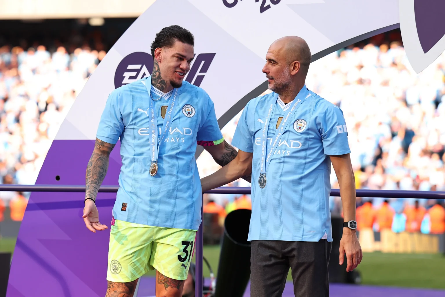 "Ederson Confirmado no Manchester City: Guardiola Celebra 'Grande Alívio'"