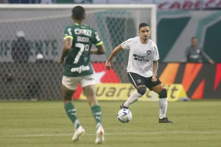 "Jogador do Botafogo Critica Expulsão de Companheiro de Equipe, Citando Regras Inconstantes no Futebol"