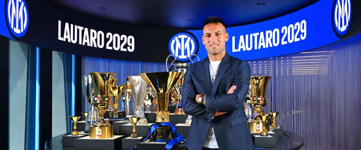 "Lautaro Martínez, Artilheiro da Copa América, Renova Contrato com a Inter de Milão até 2029"