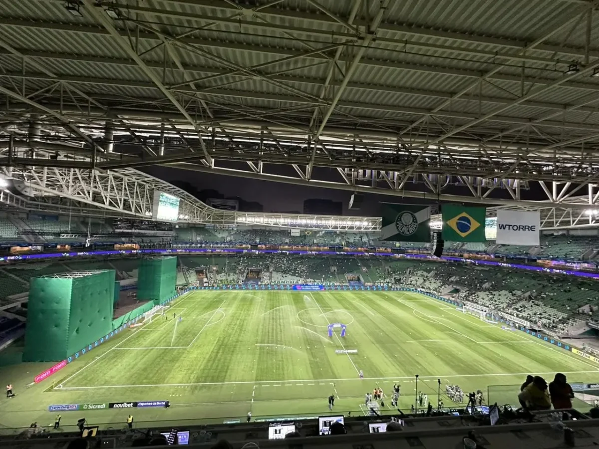 Palmeiras terá setores com visibilidade limitada do campo em jogo importante contra o Flamengo