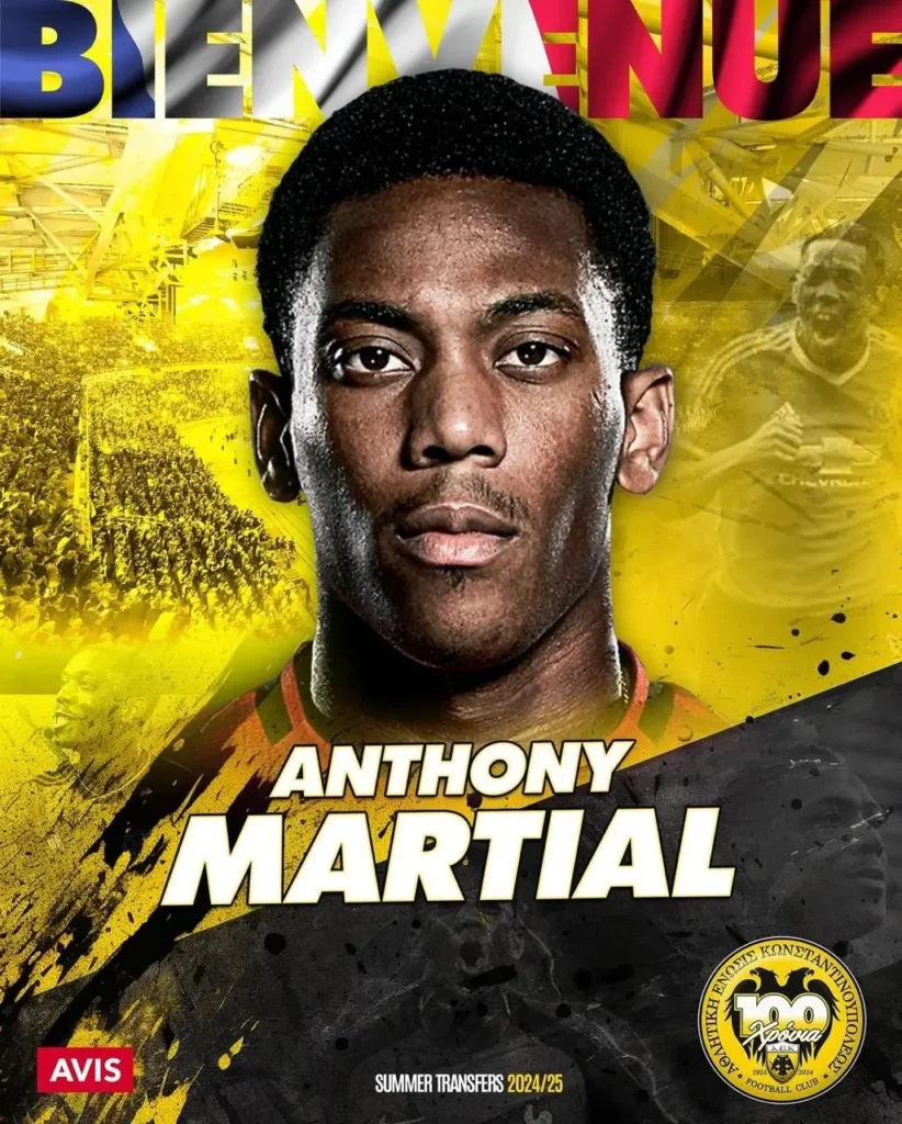 Anthony Martial pode deixar o Manchester United para jogar pelo AEK ou Flamengo