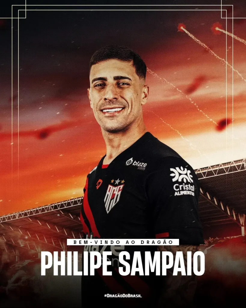 Atlético-GO Confirma Oitavo Reforço com Contratação de Philipe Sampaio.