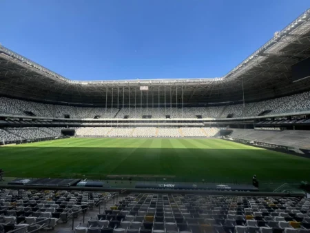 Atlético-MG x São Paulo: Confira o estado do gramado da Arena MRV após tratamento