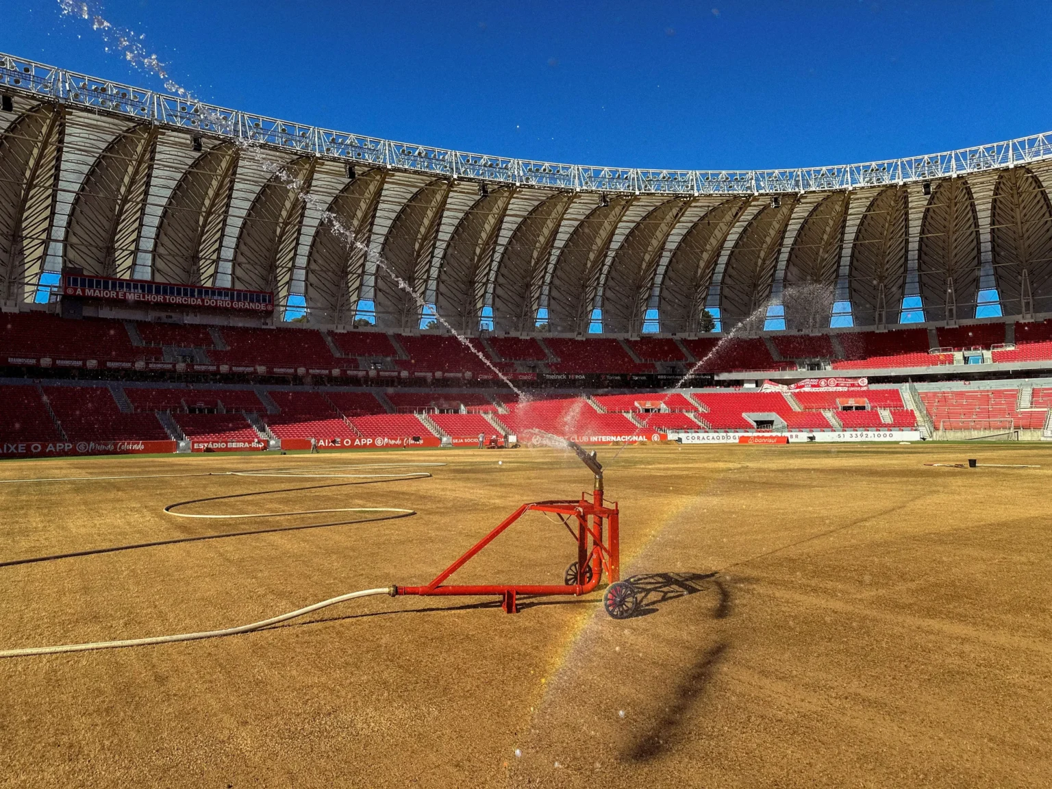 Sportv exibe documentário sobre reconstrução do Estádio Beira-Rio após enchente