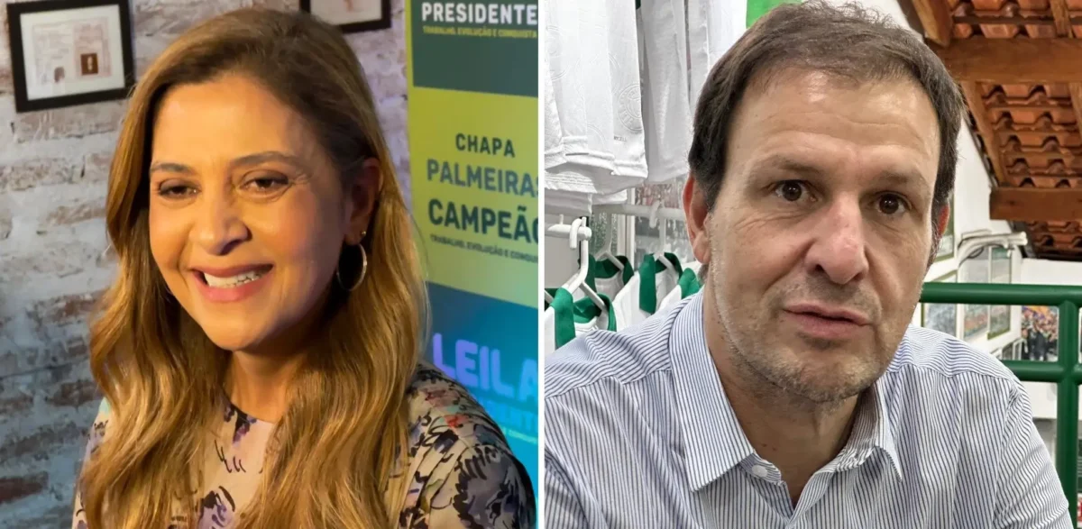 Chapas de Leila Pereira e Savério Orlandi são aprovadas para disputa à presidência do Palmeiras.