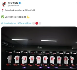 "Erro do River: Time argentino troca nome do estádio do Atlético-MG, chamando de 'Presidente Elias Kalil'"