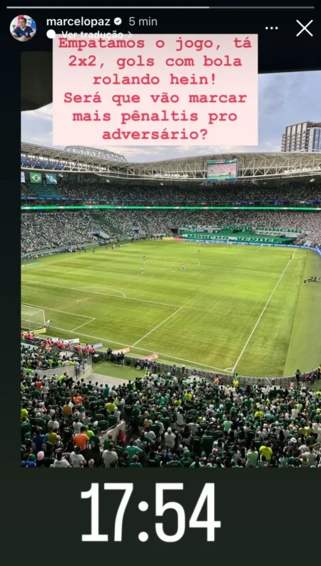 "Fortaleza: CEO ironiza arbitragem após jogo contra o Palmeiras"