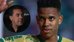 Abel Ferreira no Palmeiras: Estêvão concorda com Luxemburgo sobre posicionamento tático ideal.