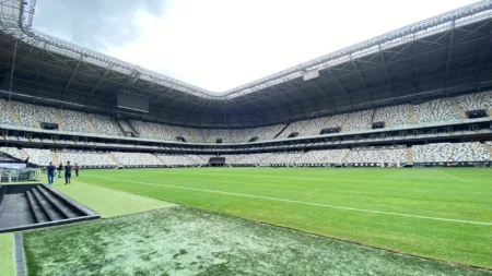 "Atlético-MG x Flamengo: Condições do Gramado da Arena MRV Antes da Decisão da Copa do Brasil"