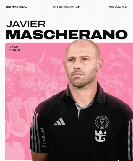 Futebol: Inter Miami apresenta Javier Mascherano como novo treinador