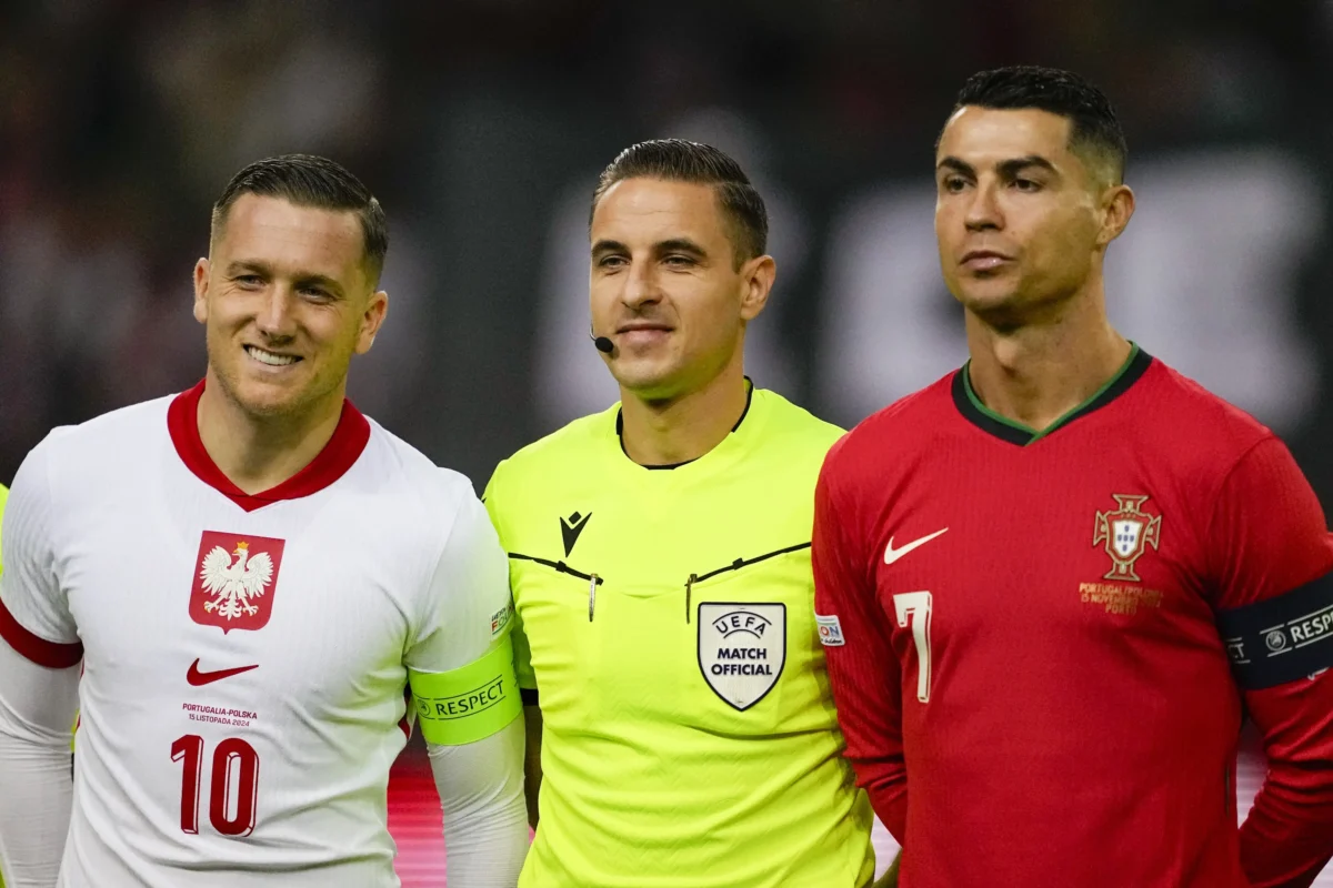 Jogadores da Seleção Polonesa são Criticados por Foto com Cristiano Ronaldo Após Derrota na Liga das Nações da UEFA