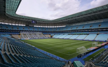 Arena do Grêmio prevista para receber partido da Seleção Brasileira em 2025