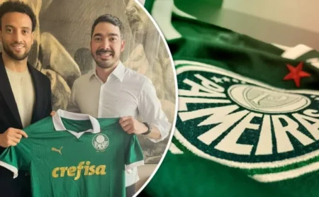 Léo Holanda, homem forte do Palmeiras, prepara oferta de 7 milhões de euros para contratar o atacante Bernabei.