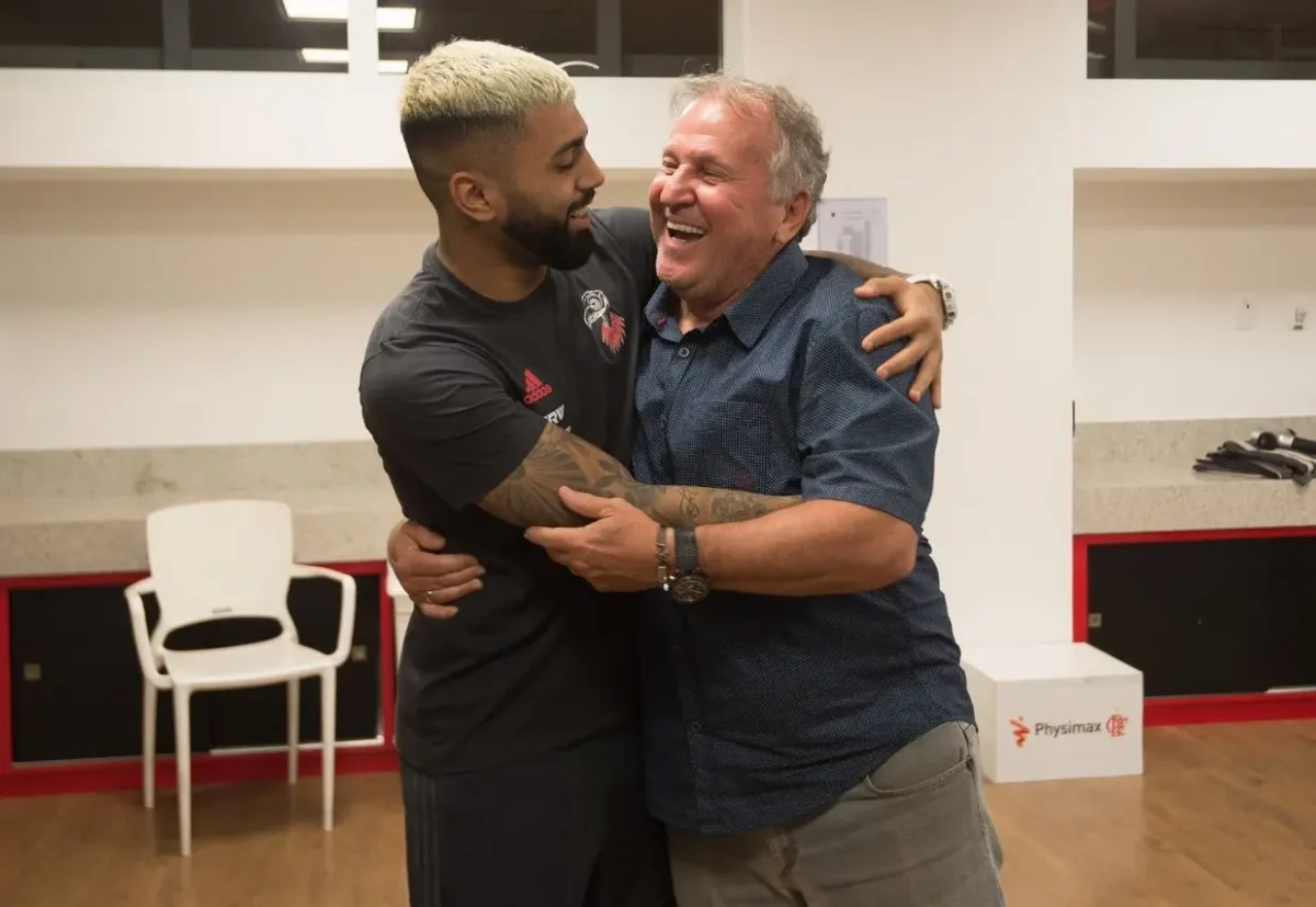 Zico despede-se de Gabriel Barbosa no Flamengo: "Seu nome fica para sempre em nossos corações"