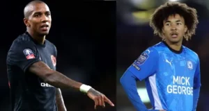 Ashley Young enfrenta filho em Copa da Inglaterra - uma rivalidade em casa