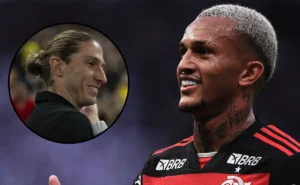 Filipe Luís tenta sacanear Wesley, mas câmeras flagram momento inusitado no Flamengo