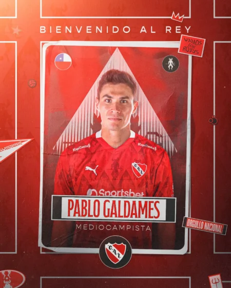 Galdames, ex-Vasco, é anunciado pelo Independiente, da Argentina