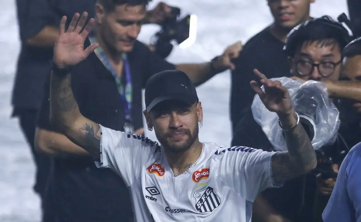 A escalação do Santos para enfrentar o Botafogo-SP com Neymar, pode ser: