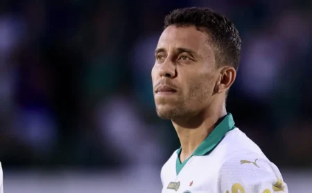 O Palmeiras marca gol e torcida não perdoa piada do Marcos Rocha.
