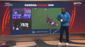 Análise de PC de Oliveira: Gol do Flamengo anulado por erro da arbitragem, sem falta de Juninho.