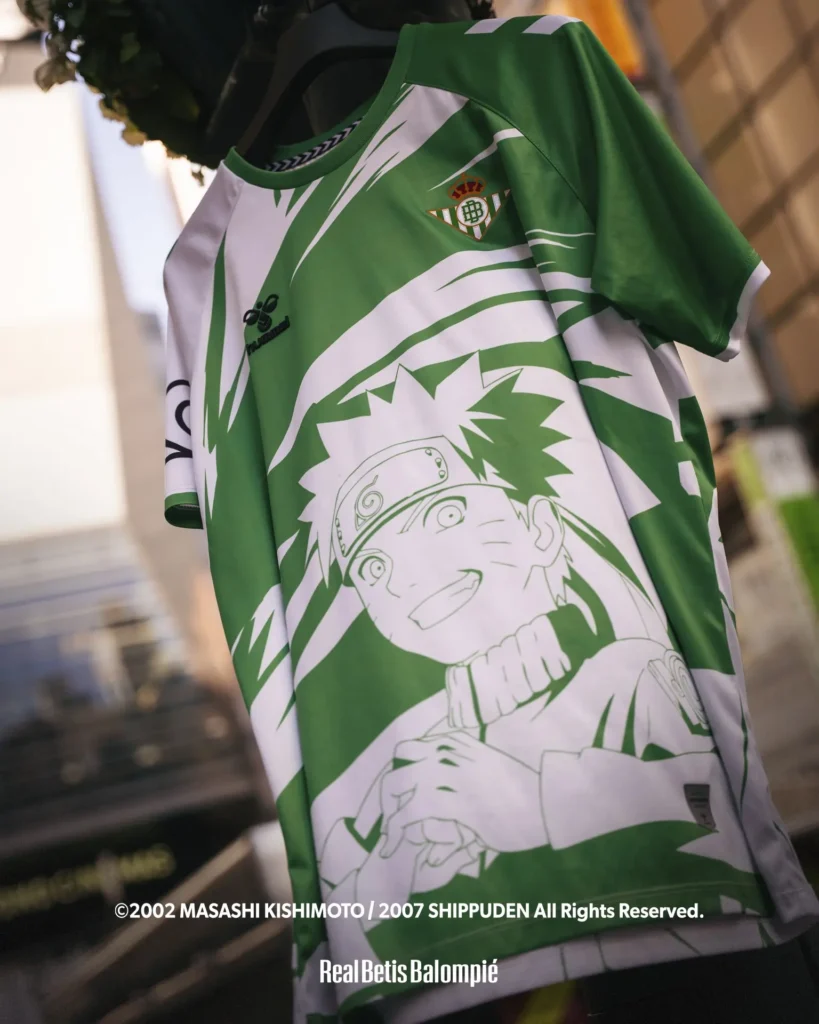 Real Betis Apresenta Camisa Especial de Naruto em Evento no Japão: Confira as Fotos