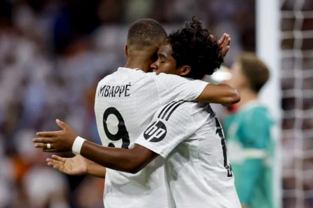 Estreia de Endrick como titular no Real Madrid em LaLiga após lesão de Mbappé