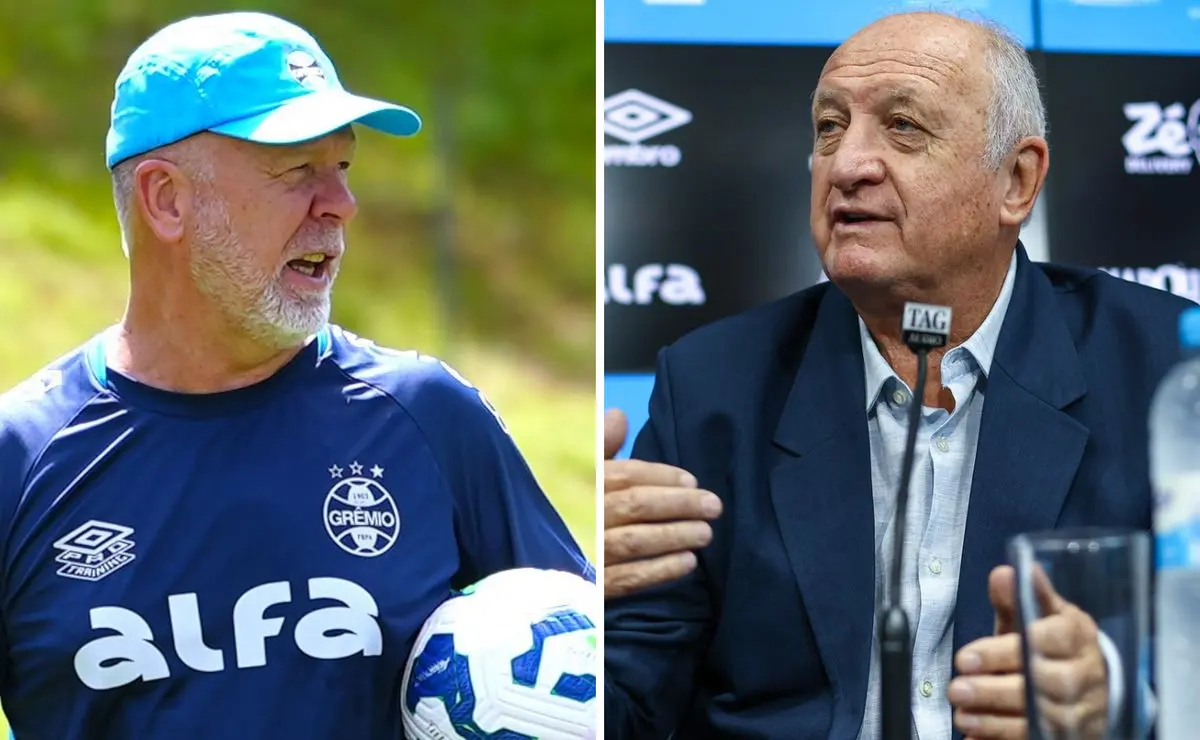 Mano Menezes destaca Felipão como trunfo no Grêmio e relembra parceria